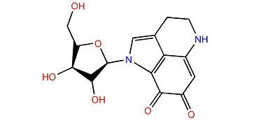 N-1b-D-Ribofuranosyldamirone C